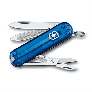 Victorinox Classic SD Swiss Army Knife - Transparent Blue