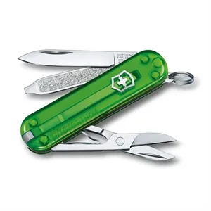 Victorinox Classic SD Swiss Army Knife - Transparent Green