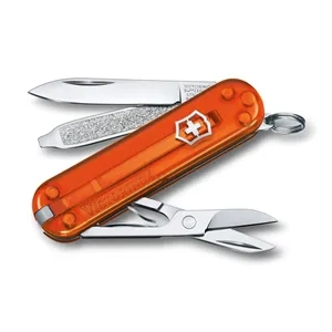 Victorinox Classic SD Swiss Army Knife - Transparent Orange