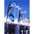 9' Teardrop Flag Pro-Wing - DOUBLE Sided KIT | https://www.bestnamebadges.com