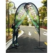 9' Teardrop Flag Pro-Wing - DOUBLE Sided KIT | https://www.bestnamebadges.com