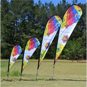 9' Teardrop Flag Pro-Wing - DOUBLE Sided KIT
