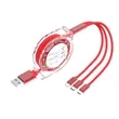 USB Cable Charger Telescopic One Drag Three Data | https://www.bestnamebadges.com
