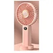 LED Display,5-Speed,Portable Hand Fan for Travel | https://www.bestnamebadges.com