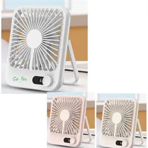USB Desktop Fan LED Digital Display