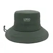 Foldable Breathable Custom Logo Bucket Hat | https://www.bestnamebadges.com
