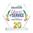 Riviera Anniversary VividPrint™ Award No 20 - Prismatic | https://www.bestnamebadges.com