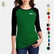 REPREVE® - Women's rPET Performance Baseball Jersey | https://www.bestnamebadges.com