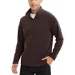 Men's rPET Quarter Zip Raglan Fleece Pullover, Antibacterial | https://www.bestnamebadges.com