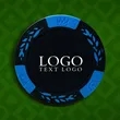 Clay Poker Chips Wheat Ear | https://www.bestnamebadges.com