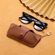 Stress-Resistant Handmade Leather Sunglasses Case | https://www.bestnamebadges.com