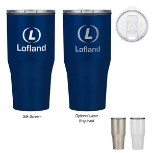 30 Oz. Rossmoor Stainless Steel Tumbler | https://www.bestnamebadges.com