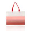 Seaside Striped Tote Bags | https://www.bestnamebadges.com