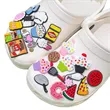 Custom Shape PVC Shoe Charm | https://www.bestnamebadges.com