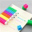 Building Block Shaped Highlighter For School Office Gifts | https://www.bestnamebadges.com