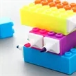 Building Block Shaped Highlighter For School Office Gifts | https://www.bestnamebadges.com