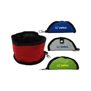 Union Printed - Folding Pet Bowl with Clip
