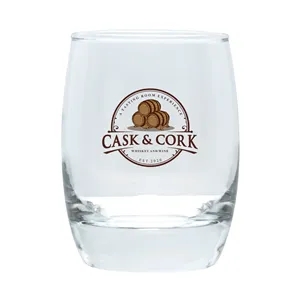 6 Oz. Full Color Whiskey Glass | https://www.bestnamebadges.com