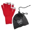 Touch Screen Gloves In RPET Pouch | https://www.bestnamebadges.com