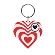 Acrylic Key Tag - Heart | https://www.bestnamebadges.com