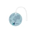 Acrylic Bag Tag - Circle | https://www.bestnamebadges.com