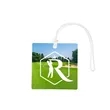 Acrylic Bag Tag - 4" Square | https://www.bestnamebadges.com