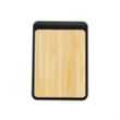 MAGNETIC CLIP WITH BAMBOO ACCENT | https://www.bestnamebadges.com