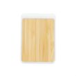 MAGNETIC CLIP WITH BAMBOO ACCENT | https://www.bestnamebadges.com
