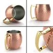 Moscow Mule Copper Mugs | https://www.bestnamebadges.com