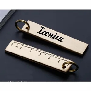 Metal Ruler External Sign Pendant