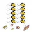 In Stock Portable  Mini Retractable Tape Measure Keychain | https://www.bestnamebadges.com