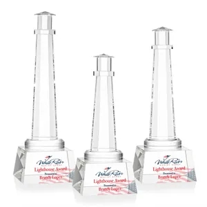 Lighthouse VividPrint™ Award on Robson Base | https://www.bestnamebadges.com
