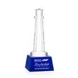 Lighthouse Award on Robson Base - Blue | https://www.bestnamebadges.com