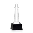Lighthouse Award on Robson Base - Black | https://www.bestnamebadges.com