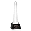 Lighthouse Award on Robson Base - Black | https://www.bestnamebadges.com