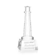 Lighthouse Award on Robson Base - Clear | https://www.bestnamebadges.com