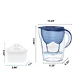 Custom Water Filter Pitcher With 1 Replaceable Cartridge | https://www.bestnamebadges.com