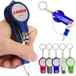 6 In 1 Multifunction Keychain With Nail Clipper Mirror Pen | https://www.bestnamebadges.com