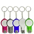 6 In 1 Multifunction Keychain With Nail Clipper Mirror Pen | https://www.bestnamebadges.com