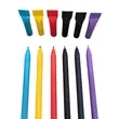 Eco Friendly Paper Tube Promotional Pens Custom Logo | https://www.bestnamebadges.com