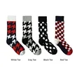 Casual Jacquard Mid Calf Crew Cotton Socks | https://www.bestnamebadges.com