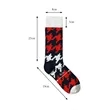 Casual Jacquard Mid Calf Crew Cotton Socks | https://www.bestnamebadges.com
