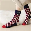 Casual Jacquard Mid Calf Crew Cotton Socks | https://www.bestnamebadges.com