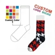 Casual Jacquard Mid Calf Crew Cotton Socks | https://www.bestnamebadges.com