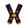 Custom Jacquard Bear Head Pattern Crew Socks | https://www.bestnamebadges.com