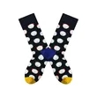 Custom Jacquard Bear Head Pattern Crew Socks | https://www.bestnamebadges.com