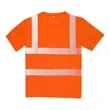 High-Visibility Safety T-Shirt With Two Reflective Stripes | https://www.bestnamebadges.com
