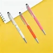 Crystal Stylus Retractable Ballpoint Pen | https://www.bestnamebadges.com