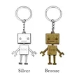 Promo Robot Shaped Key Chain | https://www.bestnamebadges.com