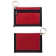 Nylon Keyring Wallet With Clear And Exterior Pockets | https://www.bestnamebadges.com